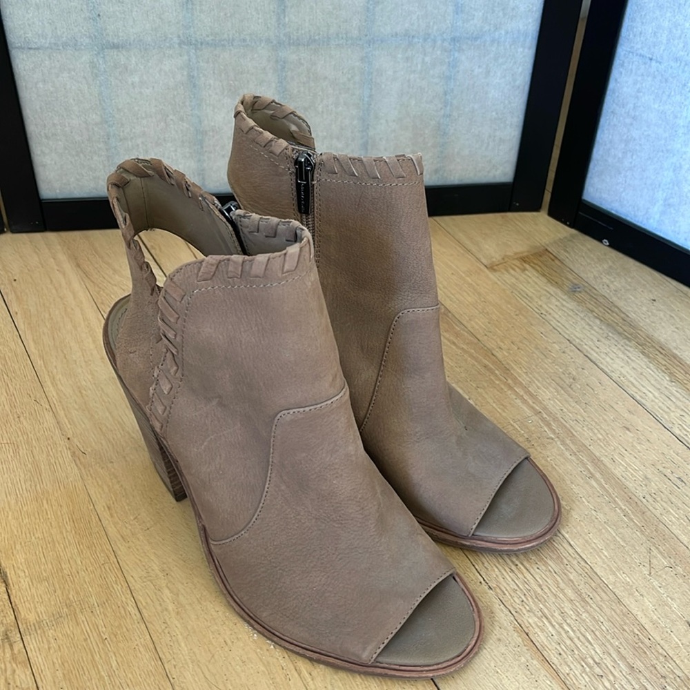 Vince Camuto booties with 4” heel size 10.